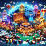 Scenic casino resort with poker tables for smart play