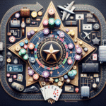 Casino table with chips and cards showcasing smart play strategies
