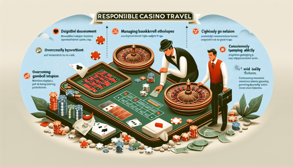Modern casino floor with vibrant lights and strategically planned tables