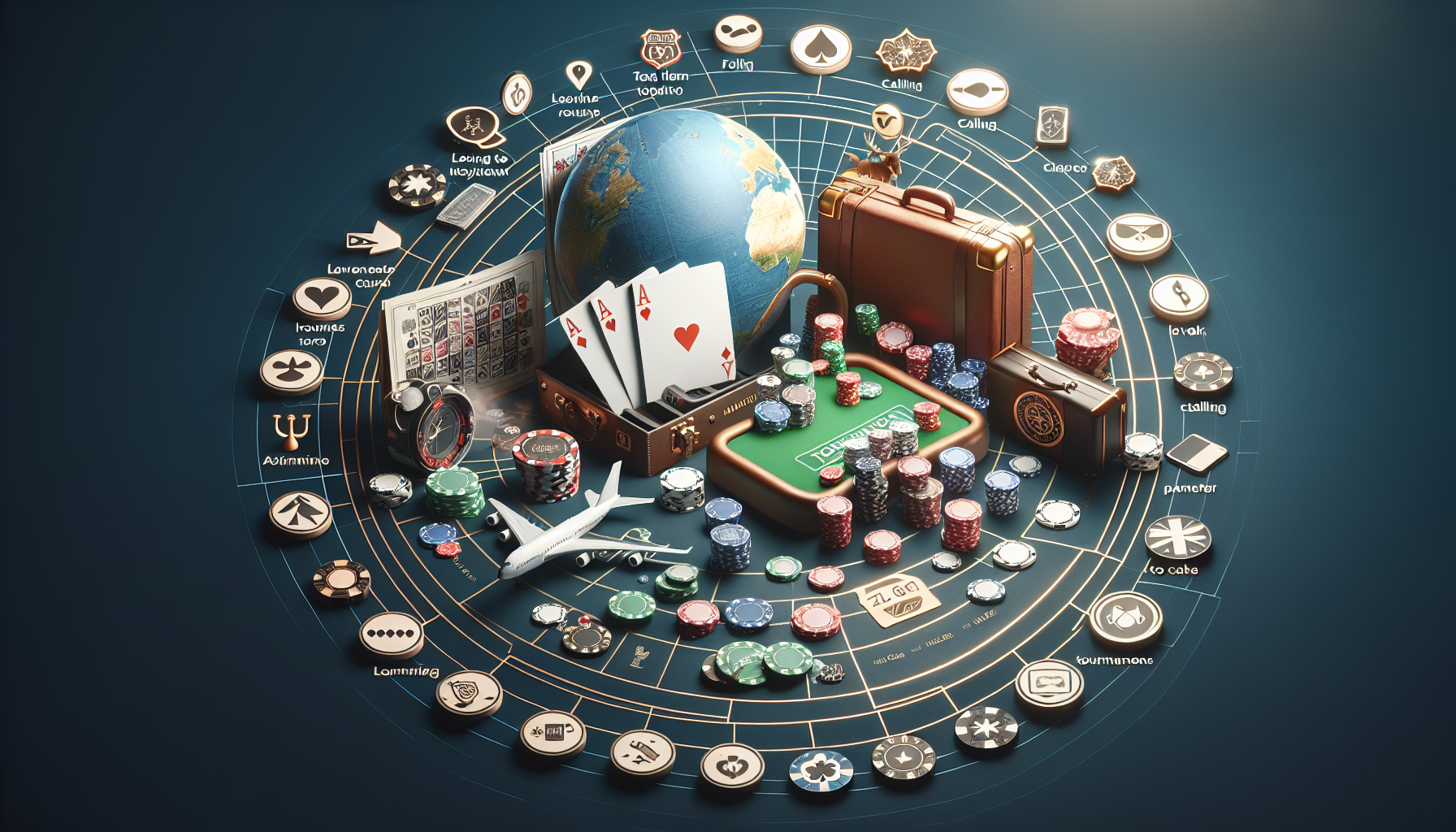 poker casino travel and tournament planning visual