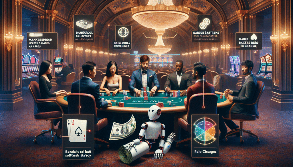 Casino traveler planning a trip