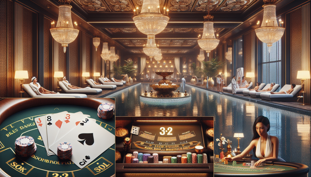 Luxury spa treatment at a casino resort