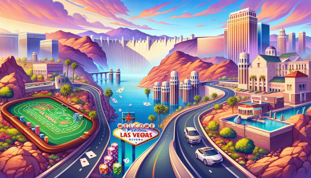 Beautiful view of Hoover Dam during a Las Vegas day trip