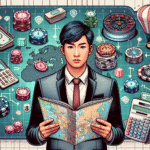 Traveler enjoying a casino table game during a smart casino travel trip