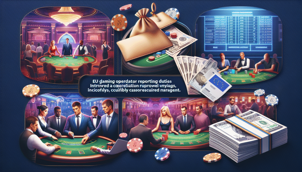 Casino table with dynamic game charts