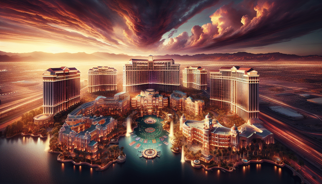 Elegant casino resort interior showcasing luxury amenities