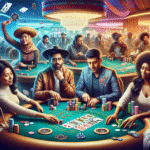 Poker Rooms in Atlantic City: Smart Casino Travel & Play Interior view of a lively Atlantic City poker room with dynamic lighting