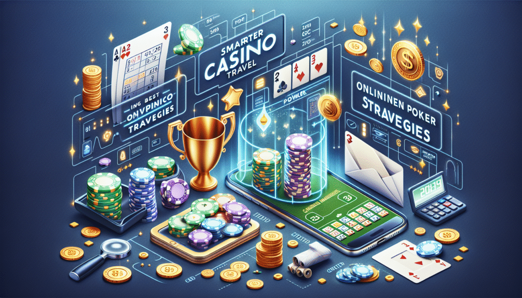 Casino table set up with chips and cards for smart play
