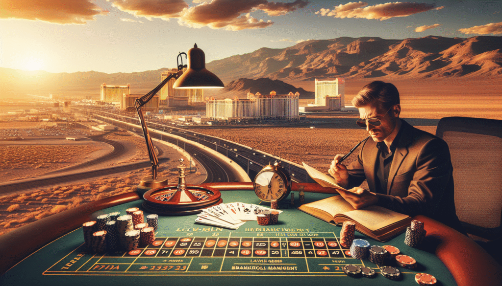 Nevada casino parking lot view with well-organized spaces