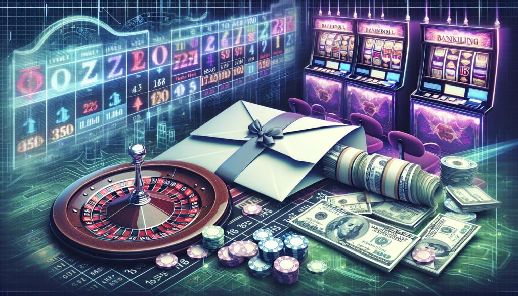 Modern casino interior with table games