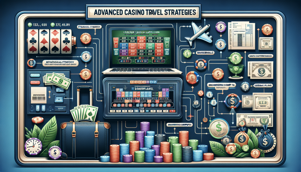 Vibrant casino floor with active table games and slot machines