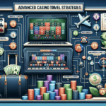 Casino Travel: Online Slots vs Table Games Strategies Vibrant casino floor with active table games and slot machines
